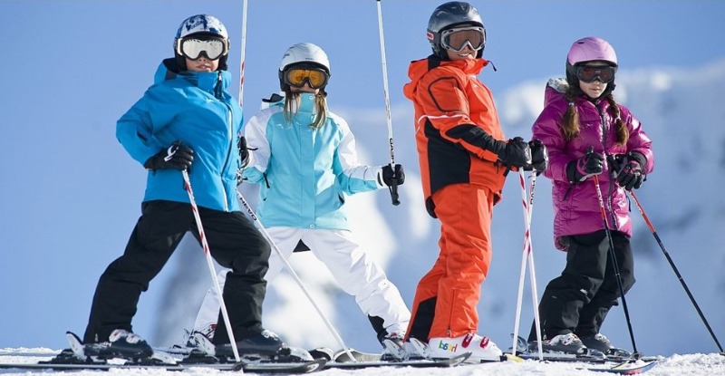 як навчити дитину кататися на лижах